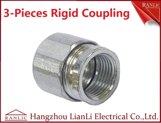 China 1&quot; 2&quot; 4&quot; Electro Galvanized Rigid Conduit Fittings Malleable &amp; Steel Coupling supplier