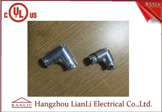 China Zinc Zamak EMT Conduit Fittings 1/2 4 EMT 90 Degree Elbow Set Screw Type supplier