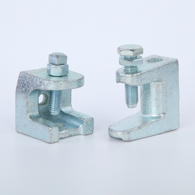 China NPT Thread 1/4&quot; Conduit Malleable Iron Beam Clamp WIth Square Head Screw supplier