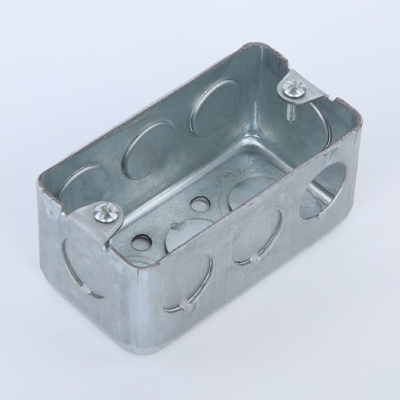 China UL Listed Prefabrication Electrical Conduit Box Cover With 1/2&quot; 3/4&quot; Knockouts supplier