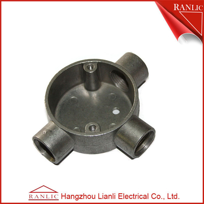China Aluminum EMT / IMC Conduit Junction Box Three Way Pipe Fitting Customized , ISO9001 supplier