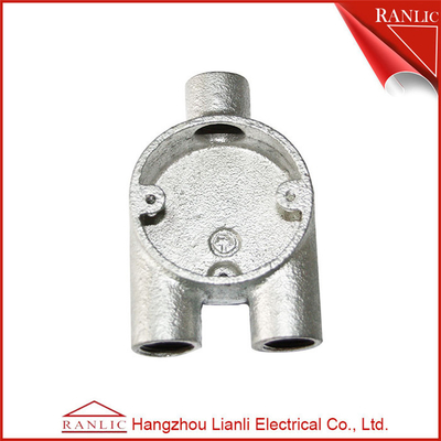 China Malleable Iron Conduit Junction Box Y Way Branch 3 Way Junction Box / Eco Friendly supplier