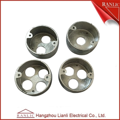 China Malleable Circular Conduit Junction Box Loop In Box 1/2/3/4 Holes Thread , ISO9001 supplier