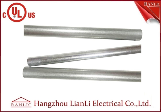 China 1/2&quot; EMT Conduit Hot Dip Galvanized 3.05 Meter Length UL Listed White Colore supplier