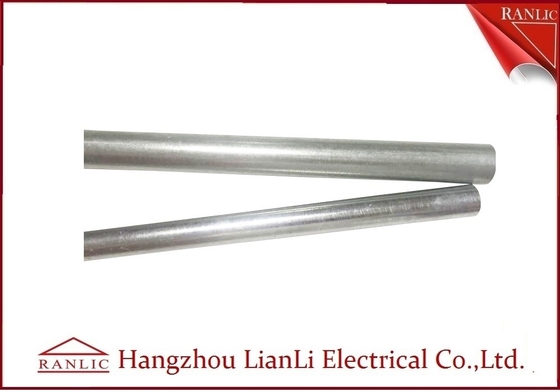 China 1 2 Inch Steel EMT Electrical Conduit / Metal Conduit Pipe With 3.05 Meters , ISO9001 Listed supplier