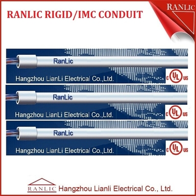China UL Listed Steel IMC Electrical Conduit 3&quot; With Coupling 10 Feet Length supplier
