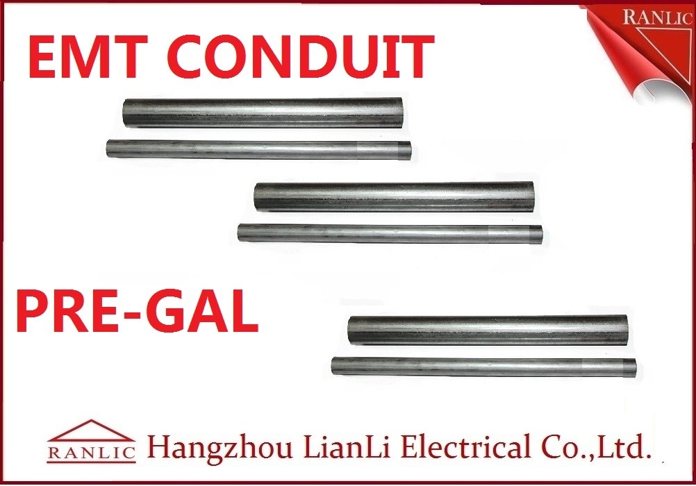 Professional 1/2" 3/4" EMT Electrical Conduit with 1.07mm1.65mm Thickness