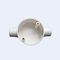 UPVC Junction Box Two Way PVC Conduit And Fittings 20mm 25mm Screw Part Use supplier