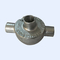 50mm Through Malleable Iron Outlet Circular Boxes 28MM Depth Metric Thread supplier