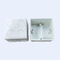 35mm Hight UPVC 1 Way Junction Box With Brass Screws White Color supplier
