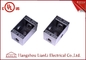 1/2&quot; 3/4&quot; Two Gang Electrical Box Waterproof Terminal Box Powder Coated , UL Listed supplier