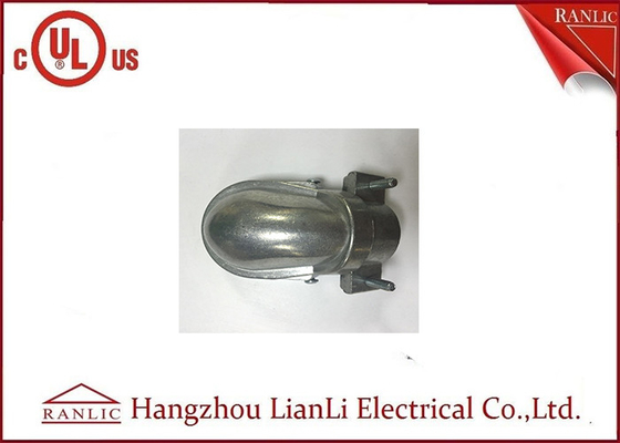 China Polishing Finish Galvanized Rigid Steel Conduit Clamp Type , Silver EMT Conduit Caps supplier
