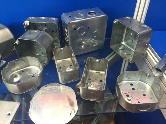 China Zinc Plated Metal Conduit Box Octangon Square  1-1/2&quot; 1-7/8&quot; supplier