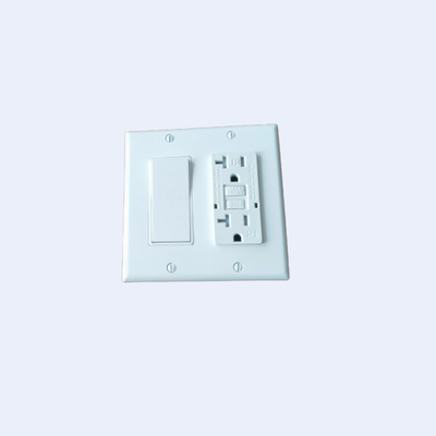 China One Gang Five Pole Silver RUFFIN Wall Socket Switch PreFAB Finish supplier