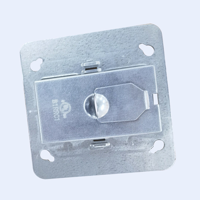 China RUFFIN Outlet Junction Box Plate Installed 1/2&quot; AND 1&quot; Depth Cover 1.20mm supplier