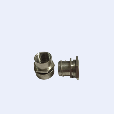 China Brass Finish  Female Flexible Conduit Adaptor 20mm 25mm Nickle Plated supplier
