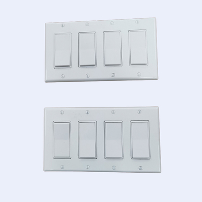 China Prefabrication 4 Gang Wall Socket Switch With Socket Plug Electrical Wire supplier