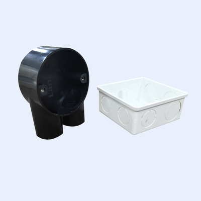 China Electrical Plastic Fireproof Wall Mounting PVC Junction Box 75x75Mm 74x74Mm supplier