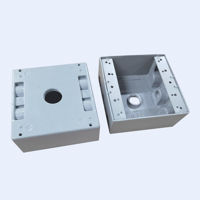 China Pvc Coated 7 9 Holes WaterProof Junction Box With Pe Film Package supplier