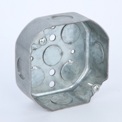 China Draw Steel Octangular Conduit Junction Box 1/2&quot; Inch Zinc Plated UL Listed supplier