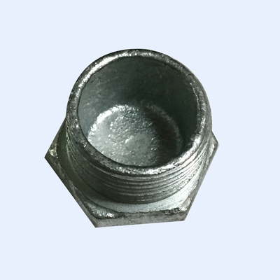 China Malleable Iron Plug Hexagonal Head 20MM 25MM 32MM Hot Dip Galvanized supplier