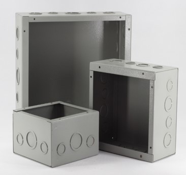 China Knockouts Cover Metal Adaptable Box Galvanised Steel 1.2MM Thickness PVC Coated supplier