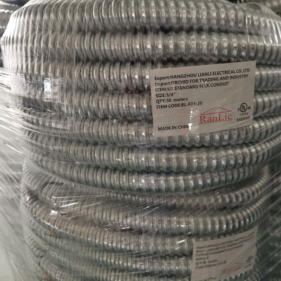 China Hot Dip Coil Flexible Conduit Fittings UL Listed For Cable Management System supplier