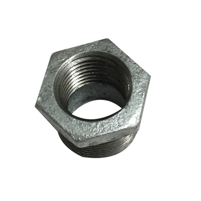 China Malleable Iron Hot Dip Galvanized Pipe Bushing Reducer Diameter 20MM supplier