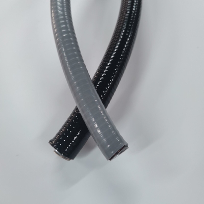 China UL Listed 0.013inch Liquid Tight Metal Flexible Conduit Black Grey 100 Feet Per Roll supplier