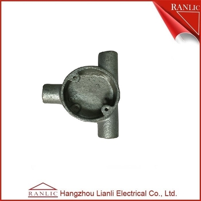 China Circular Junction Box For BS4568 Class 4 Rigid Conduit / Malleable Iron Materials supplier