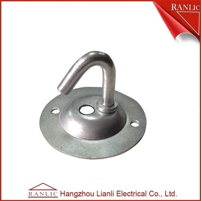 China BS4568 Conduit Junction Box Electro Galvanized Hooks 20mm and 25mm , Steel Material supplier