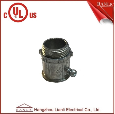 China EMT Connector 3&quot; Zinc Die Casting Polishing Finish Connection EMT Tube Metric Size UL Certified supplier