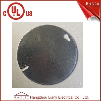 China Steel Round Electrical Outlet Covers , 0.80mm to 1.60mm Thickness supplier