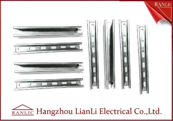 China Electro Strut Channel Fittings Steel U Channel Slotted or None Slotted , long Length supplier