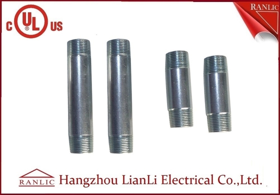 China Electrical Rigid Conduit Fittings 1/2 Galvanized Nipple Industrial Pipe Fittings supplier