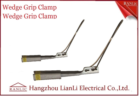 China Harden Aluminum Porcelain Wedge Grip Clamp Conduit Tools Stainless Solid Bail supplier