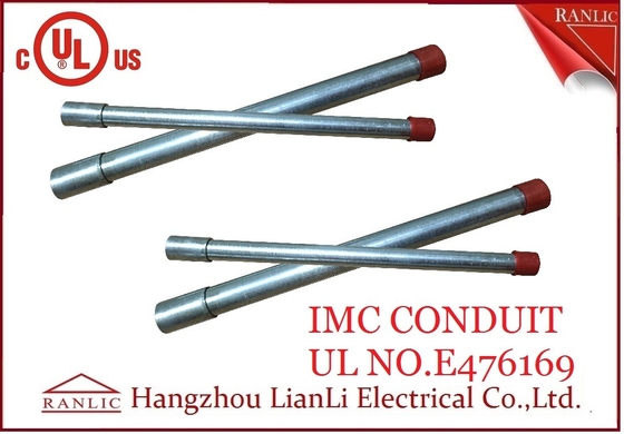 China Hot Dip Rigid Intermediate Metal Conduit IMC Conduit Pipe 1/2&quot; to 4&quot; UL Listed supplier