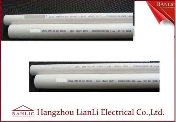 China PP PE Electrical Conduit PVC Conduit and Fittings A B C Three Grade 20mm 25mm supplier