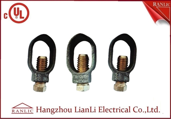 China 3/8&quot; 1/2&quot; Ground Rod Clamp Brass Electrical Wiring Accessories Customized supplier