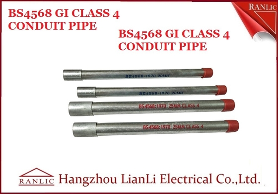 China Class 4 25mm GI Conduit Class 4 Galvanised Electrical Conduit For Project Directly supplier