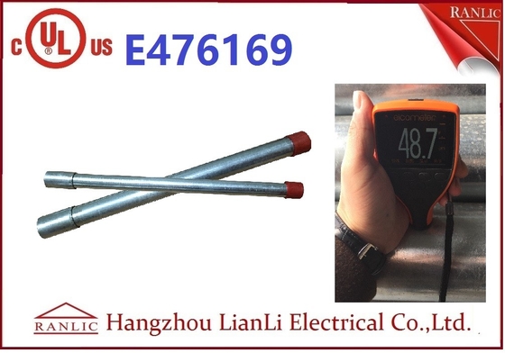 China UL Standard 1/2” 3/4“ Rigid IMC Electrical Conduit Tubing Hot DIP Galvanized supplier