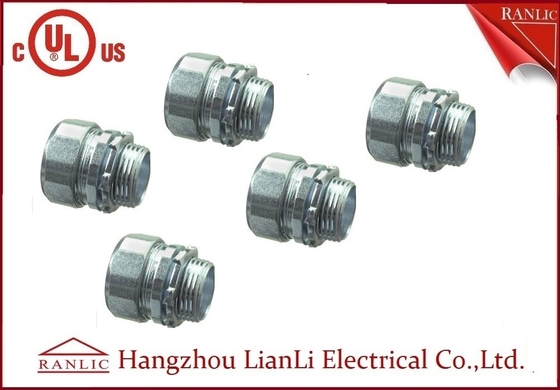 China Steel 1&quot; 2&quot; IMC Rigid Electrical Conduit Connector Coupling White Blue Electro Galvanized supplier