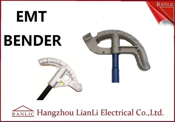 China 3/4&quot; 1&quot; Aluminum EMT Conduit Bender Conduit Tools with Blue / Yellow / White Handle supplier