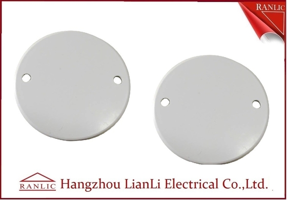 China 65mm Steel Junction Box Cover C/W Screw PVC Conduit and Fittings For A B C Grade supplier