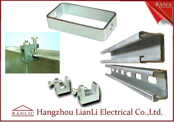 China Steel Unistrut Channel Hot Dip Strut Channel Fittings Slotted or None - Slotted supplier