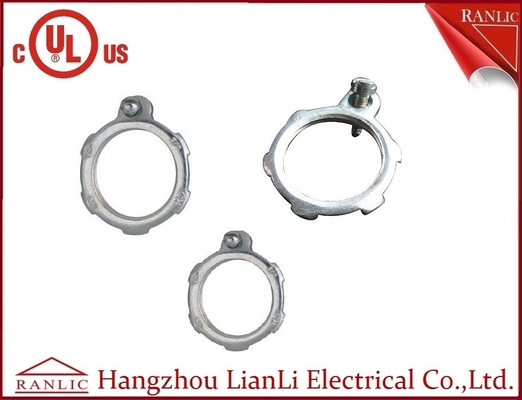 China Steel Conduit Locknut EMT Conduit Fittings With Terminal Electro Glanvized 1/2&quot; to 4&quot; supplier