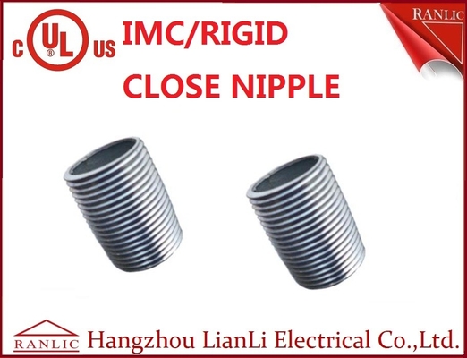 China 1/2 inch to 4 inch Rigid Conduit Close Nipple All Thread Electro Galvanized supplier