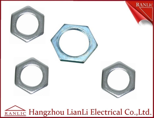 China 20mm to 50mm Hot Dip Gal GI Hexagon Locknut 3.0mm to 6.0mm Thickness supplier