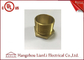 BSI Stahdard Brass Lock Nut Male / Female Bush GI Thread Hexagon Type supplier