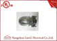Polishing Finish Galvanized Rigid Steel Conduit Clamp Type , Silver EMT Conduit Caps supplier